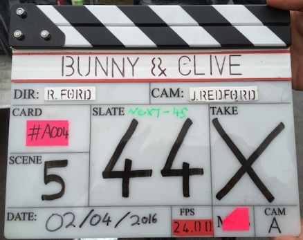 Bunny and Clive wrap